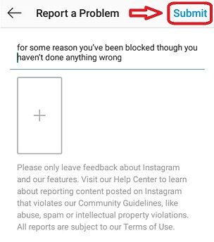 خارج شدن از بلاک اینستاگرام