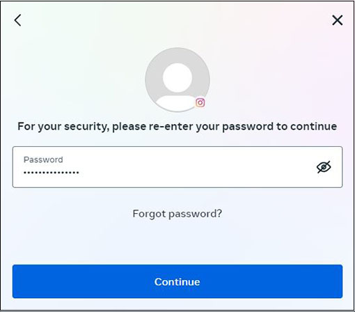 حذف موقت حساب کاربری اینستا