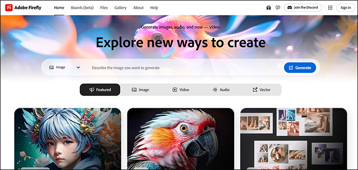 تولید تصویر خلاقانه با Adobe Firefly
