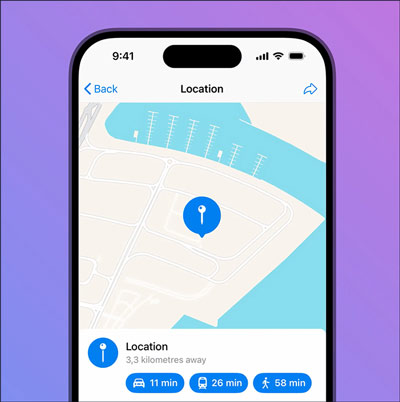 نمایش موقعیت مکانی و ساعات کاری (Location and working hours)