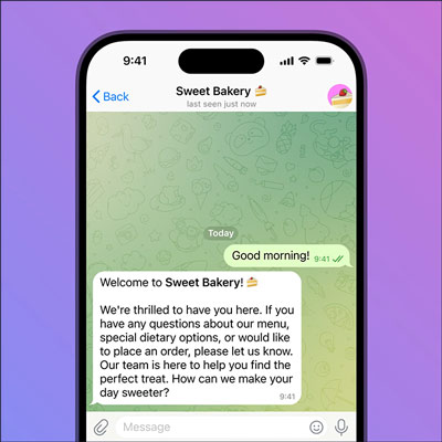 ارسال پیام خوشامدگویی (Welcome messages)