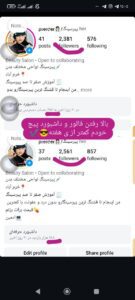 نمونه کار ادمین الناز پویان مهر