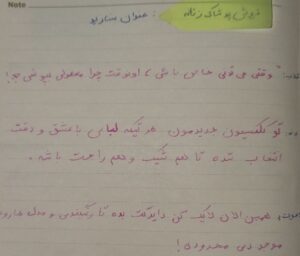 نمونه کار ادمین سامیه کمالی راد