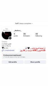 نمونه کار ادمین بیتا شینی